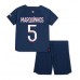 Paris Saint-Germain Marquinhos #5 Dětské Oblečení Domácí Dres 2023-24 Krátkým Rukávem (+ trenýrky)